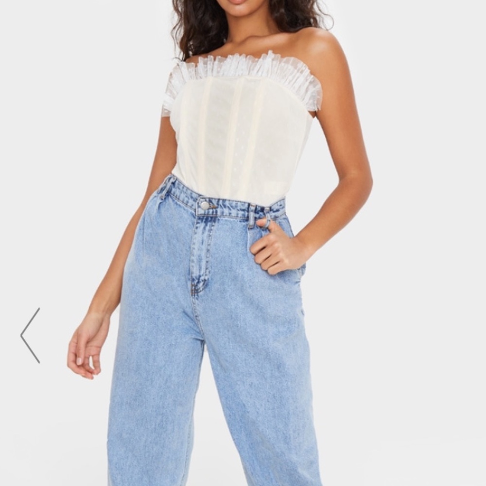 White Corset Top